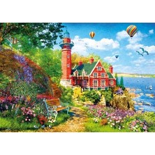 Vintessy 1000 Parça Country Coast Temalı Eğlenceli Yapboz