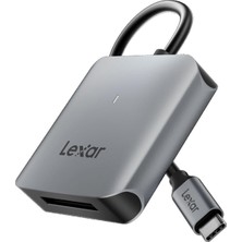 Lexar RW510 Cfexpress Tip B Kart Okuyucu, 10 Gbps'ye Kadar, USB 3.2 Gen 2 Cf Bellek Kartı Için, USB