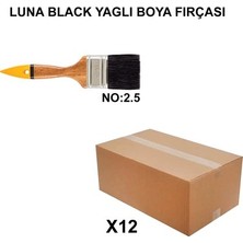Vintessy 12 Adet Luna Black Yağlı Boya Fırçası ile Kolay Uygulama