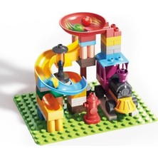 Vintessy Marble Run Blok Yapı Seti - 77 Parça Eğlenceli Oyun