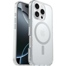 Otterbox Symmetry Serisi Şeffaf Magsafe Şeffaf Kılıf iPhone 16 Pro Uyumlu Darbeye ve Düşmeye Karşı K