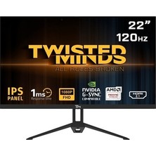 Vintessy 22 Inç 120Hz Fhd 1ms HDMI Dp Bağlantılı Çerçevesiz Gaming Monitör