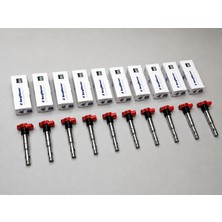 10 x Audi A8 D3 4e 2006-2010 S8 Quattro Kırmızı R8 Bobin Beru