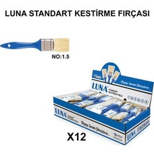 Vintessy Kestirme Fırça No 1.5 Boyutunda 12 Adet Set