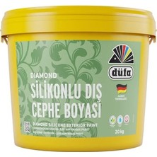 Vintessy Düfa Diamond Silikonlu Dış Cephe Boyası Beyaz 20