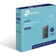 Vintessy Tp-Link Archer T2U | Wi-Fi 5 USB Adaptör | 600 Mbps | Dual Band | 802.11AC | Çift Bant | Gelişmi�