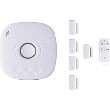 Frefly Store Fonri Akıllı Pratik Alarm Seti; Akıllı Alarm, 5 Adet Akıllı Kapı Pencere Sensörü, Kumanda, Yüksek Sesli, 2 Yıl Garanti, Uzaktan Kontrol