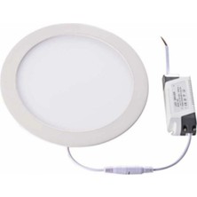 İnter Led 15W Led Panel Armatür Yuvarlak Günışığı 3000K INT-15SLM