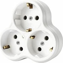 Frefly Store Vıvaluxe Golyat 3’lü Topraklı Priz Çoklayıcı FIŞ,16A, 250V Elektrik Değeri, Maksimum 3600W Güç Kapasitesi, Dayanıklı Plastik Gövde, Güvenli, Elektrik Dağıtımı, Ev, Ofis ve Iş Yerleri Için Ideal