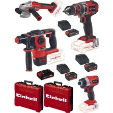 Frefly Store Einhell Tp-Cd 18/50 Li-I Bl Matkap Te-Cı 18 Bl Vidalama Herocco Axxio 125MM2X4.0+2.0+2.5 Akülü Set