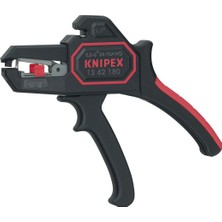 Frefly Store Knıpex 12 62 180 Otomatik Tel Sıyırıcı 180 Mm, Siyah