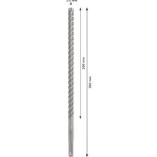 Frefly Store Bosch 1x Pro Sds Plus-5x Kırıcı Delici Delme Ucu (Donatılı Beton, Beton, Ø 10,00 Mm, Professional Aksesuar Kırıcı Delici)