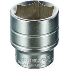 Frefly Store Izeltaş 1119061041 3/4" Altı Köşe Lokma Anahtar, Krom, 41 mm