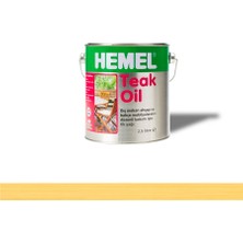 Vintessy 2,5 Litre Şeffaf Tik Yağı, Ahşap Koruma