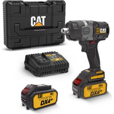 Frefly Store Cat DX7020 18VOLT 4.0 Ah Çift Akülü Kömürsüz 700/880NM Profesyonel Şarjlı Somun Sıkma