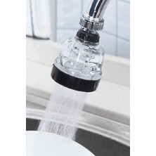 Frefly Store Mobee Şeffaf 3 Fonksiyonlu Mutfak Lavabo Başlığı 360 Derece Dönen Tasarruflu Musluk Başlığı 1410