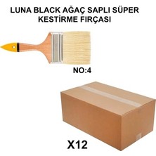Vintessy Kestirme Fırçası No 4 - 12 Adet Toptan Set