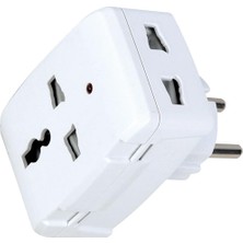 Frefly Store Güncelçarşı Universal Priz Çevirici Dönüştürücü, Işıklı Çok Amaçlı Golyat Fiş, Ab (Europlug), Abd (Nema), Ingiltere, Avustralya-Çin, 110-250V Ac Geniş Voltaj Aralığı ve 13A-250W Yük Kapasitesi