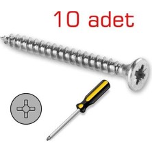 Frefly Store Meridyen Sunta Vidası 5.0X80MM 10 Adet