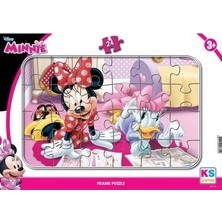 Vintessy Minnie Mouse Temalı 24 Parça Çerçeve Bulmacası