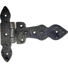 Antika Tarz Dekoratif Pirinç Kuyruklu Düğmeli Menteşe No1 - 117X142 Mm, Oksit