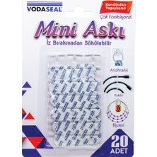 Frefly Store Vodaseal Vodaseal Mini Şeffaf Askı 20 Li Paket