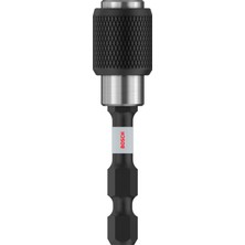 Frefly Store Bosch Professional Accessories 2608522320 Hızlı Kilit Uç Tutucu (Darbe Kontrolü, 1/4 Inç Altıgen Şaft, Maymuncuk ve Tıklama)