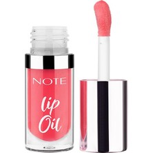 Note Cosmetics Oil 10 Baby Pink Nemlendirici ve Parlatıcı Dudak Bakım Yağı, Pembe