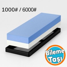 Çift Taraflı El Taşlama Profesyonel Bıçak El Aletleri Makas Şef Biley Bileme Taşı 1000/6000