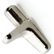 Frefly Store BADEM10 Raf Pimi Düz Cam Ahşap Metal Raf Tutucu Çivisi Mobilya Dolap Pimi (50 Adet)