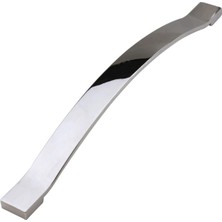 Frefly Store BADEM10 Akasya Çekmece Mutfak Dolap Kapak Kulbu 160 mm Krom Metal Kulp