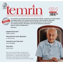 Temrin Dergisi Temrin Düşünce ve Edebiyat Dergisi Sayı: 151 Eylül - Ekim 2026