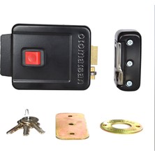 Frefly Store BADEM10 Otomatsan Kısa Barelli Trajlı Kilit Anahtarlı Demir Kapı Otomatı 52 mm