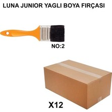 Vintessy No 2 Yağlı Boya Fırçası, 12 Adet Set, Profesyonel