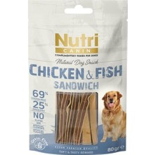 Nutri Canin Tavuklu ve Balıklı Tahılsız Köpek Ödül Maması 80GR