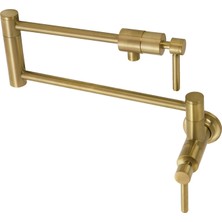 Frefly Store Kingston Brass KS4107DL Concord Pot Dolgu, Fırçalanmış Pirinç, 23,5 x 2,63 x 12,88
