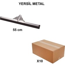 Vintessy Yersil Metal Fırça 55 cm - 10 Adet Toptan