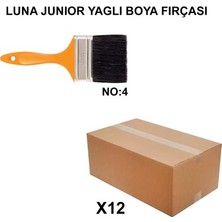 Vintessy Yağlı Boya Fırçası No 4, 12 Adet Toptan Satış