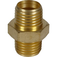 Frefly Store Einhell Einhell Çift Taraflı Nipel R1/4" (Kompresör Aksesuarı, Pirinçten, Tüm 1/4" Dış Dişli Basınçlı Hava Bağlantılarına Uygun) - 4139620