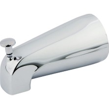 Frefly Store Kingston Brass K188A1 Tasarımcı Trimscape Showerscape 5 Inç Küvet Borusu, Yönlendirici, Parlak Krom