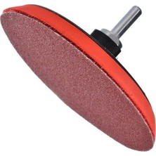 Frefly Store Telvesse Cırt Zımpara Deliksiz Avuç Taşlama Cırt Taban Altlığı 115 mm M14 + Matkap Aparatı