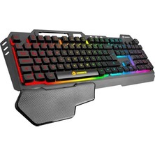 Vintessy Rgb Aydınlatmalı Membran Oyun Klavyesi - Yüksek Tepki Süresi ve Konfor
