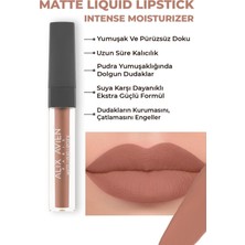 Frefly Store Alıx Avıen Uzun Süre Kalıcı Kadifemsi Kuruma Yapmayan Mat Likit Ruj - Matte Liquid Lipstick 501 Caramel Nude