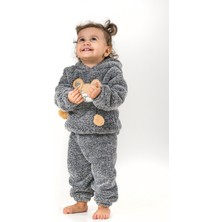Bebesev Welsoft Peluş Unisex Kız Erkek Bebek Takımları Çocuk Giyim Bebek Giyim