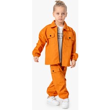 Baby Animals Erkek Çocuk Gabardin Alt Üst Çocuk Takım 3 Lü Takım Pantolon Ceket T-Shirt Çocuk Giyim