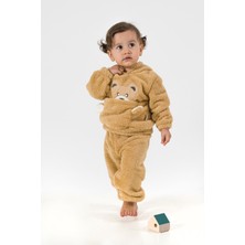 Bebesev Welsoft Peluş Unisex Kız Erkek Bebek Takımları Çocuk Giyim Bebek Giyim