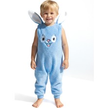 Baby Animals Welsoft Peluş Unisex Fermuarlı Kışlık Bebek Uyku Tulumu Bebek Tulumu Çocuk Tulumu Çocuk Kostümü Tlmslp