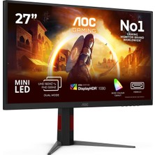 27 U27G4XM 1ms 160hz Displayport HDMI G-Sync Mini LED Fast IPS 4K Gaming Monitör