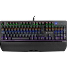 Vintessy Siyah Rainbow Aydınlatmalı Mekanik Gaming Klavye