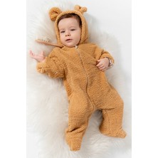 Baby Animals Welsoft Peluş Kuzu Katlanır Eldivenli %100 Pamuk Astar Unisex Kız Erkek Çocuk Bebek Uyku Tulumu